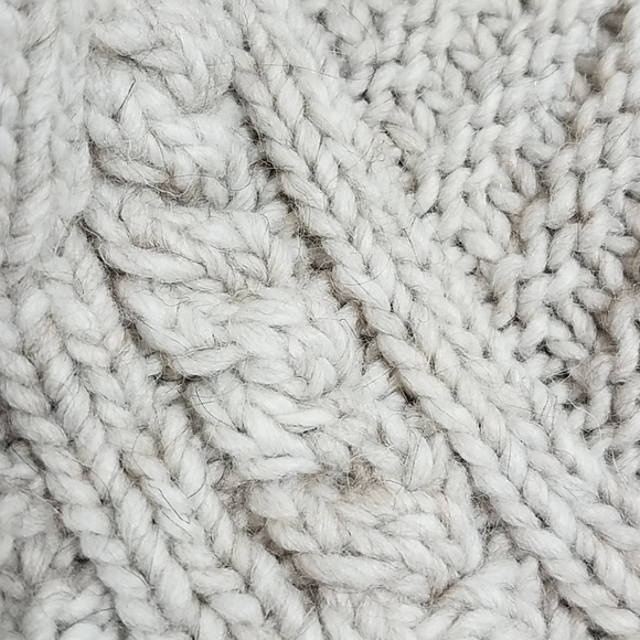 Eslamanda ruffle Wool tie cardigan sweater - Picture 4 of 5